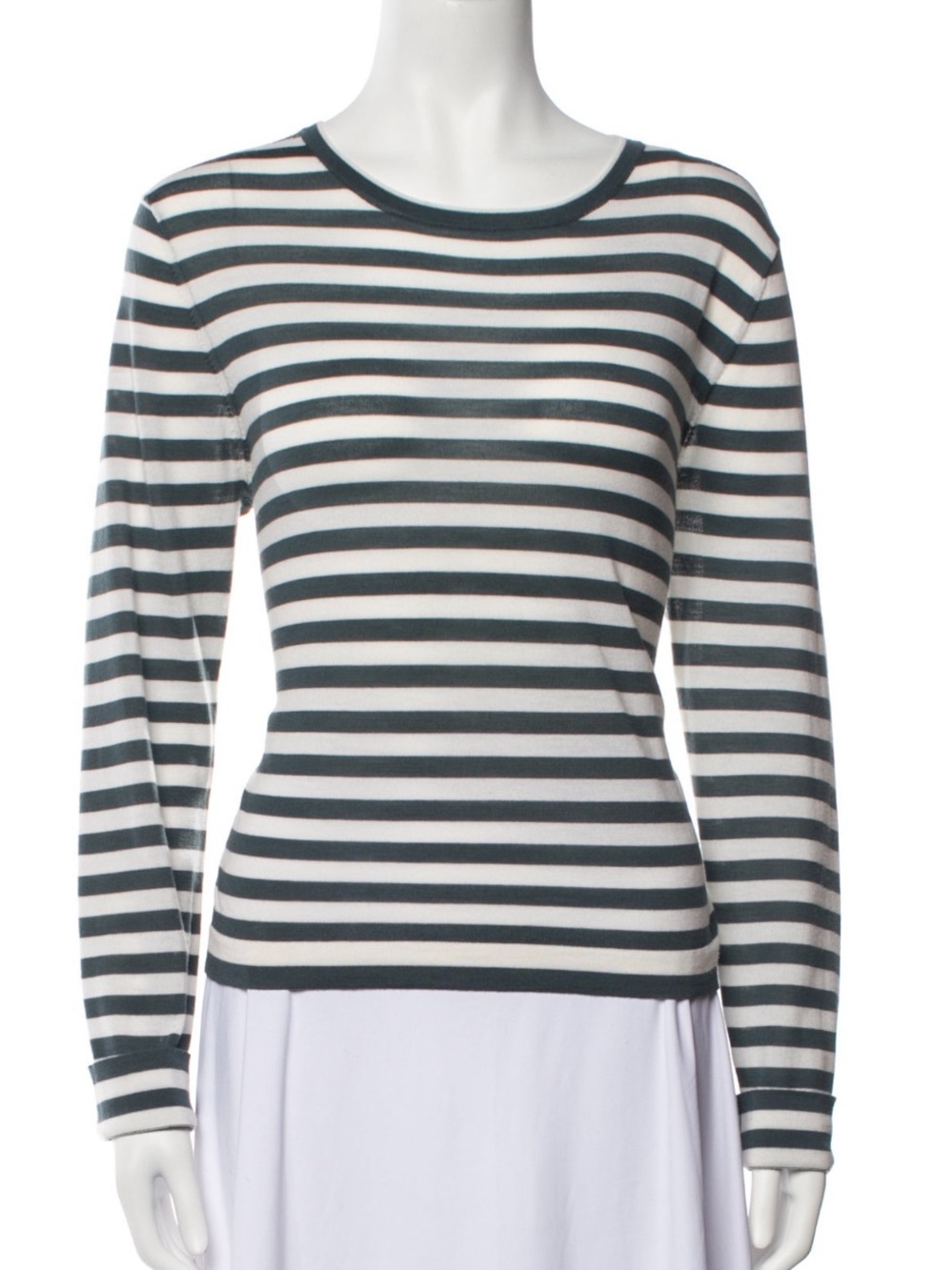 Jenni Kayne Merino Wool Striped Sweater medium